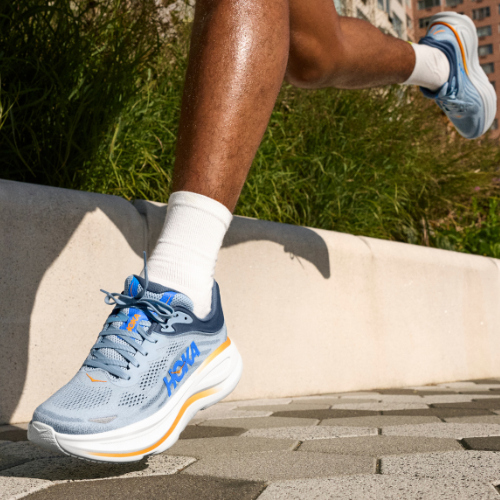 Men's running shoes HOKA Bondi 9 frost/sunflower
