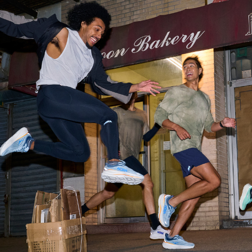 Women's running shoes HOKA Bondi 9 aster flower/starlight glow