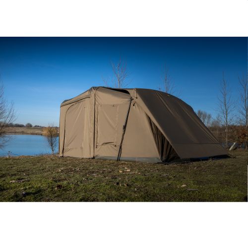 RidgeMonkey Escape XF2 Standard 2-person tent with Plus Porch Extension brown RM288