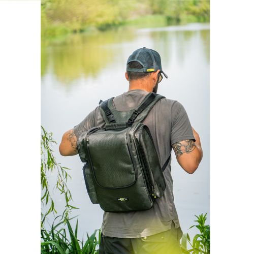 RidgeMonkey Hunter 750 Rucksack green RM505 bait boat backpack