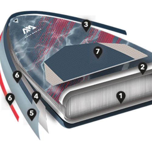 Aqua Marina Wave 2.65m SUP board navy blue BT-22WA