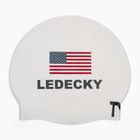 TYR Ledecky Silicone swimming cap white