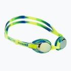 TYR Swimple Tie Dye Mirrored gold/green/blue children's swimming goggles