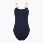 Women's one-piece swimsuit TYR Hexa Cutoutfit navy/orange