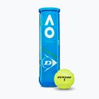 Dunlop Australian Open tennis balls 4 pcs yellow 601355
