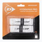 Squash racket wrap Dunlop Hydramax Pro Replacement Grip 2szt white