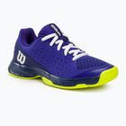 Children's tennis shoes Wilson Rush Pro L Jr bluing/blue print/safety yellow