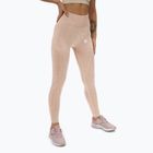 Women's training leggings Gym Glamour seamless beige 199