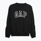 Women's GAP V-Gap Heritage Crew sweatshirt true black
