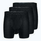 Under Armour Perf Tech 6in men's boxer shorts 3 pairs black