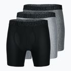 Under Armour Perf Tech 6in men's boxer shorts 3 pairs grey