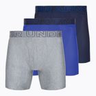 Men's boxers Under Armour Perf Tech Mesh 6in 3 pairs midnight navy