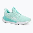 Women's training shoes Reebok Reebok Flex Trainer glitch aqua/footwear white/ai aqua