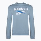Men's Reebok Identity Big Logo Fleece Crew upgrade blue sweatshirt