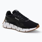 Women's Reebok Zig Dynamica STR black/white/silver metallic running shoes