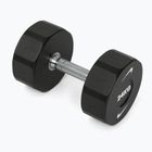 Chrome dumbbell Nike Strength Pro Urethane Dumbbell 24 kg black/white