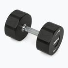 Chrome dumbbell Nike Strength Pro Urethane Dumbbell 28 kg black/white