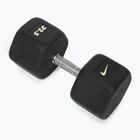 Rubber-coated dumbbell Nike Strength Hex Dumbbell 32,5 kg black/white