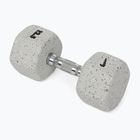 Rubber-coated dumbbell Nike Strength Grind Hex Dumbbell 12,5 kg wolf grey