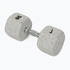Rubber-coated dumbbell Nike Strength Grind Hex Dumbbell 20 kg wolf grey