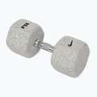 Rubber-coated dumbbell Nike Strength Grind Hex Dumbbell 22,5 kg wolf grey