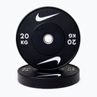 Bumper weight Nike Strength Rubber Bumper Plates 20 kg black/white