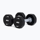 Dumbbells Nike Strength Pro Urethane Dumbbell 2 x 6 kg black/white