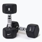 Dumbbells Nike Strength Hex Dumbbell 2 x 8 kg black/white