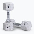 Dumbbells Nike Strength Grind Hex Dumbbell 2 x 5 kg wolf grey