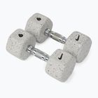 Dumbbells Nike Strength Grind Hex Dumbbell 2 x 9 kg wolf grey