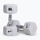 Dumbbells Nike Strength Grind Hex Dumbbell 2 x 10 kg wolf grey