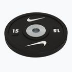 Obciążenie bumperowe Nike Strength Pro Urethane Bumper Plates 15 kg black