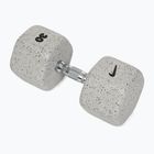 Rubber-coated dumbbell Nike Strength Grind Dumbbell 30 kg wolf grey