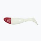 Relax Hoof Head rubber lure 4 pcs white red silver glitter BLS25-H002-B