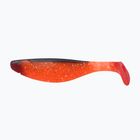 Rubber bait Relax Hoof 4 Red Tail 4 pieces transparent orange hologram glitter BLS4-S