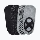 Socks Gaiam Grippy Yoga 2 pack grey/black