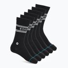 Stance Basic Crew socks 6 pairs black