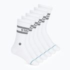 Stance Basic Crew 6 pairs white socks
