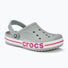 Crocs Bayaband Clog slides light grey/candy pink