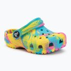 Crocs Classic Marbled Clog Toddler flip flops digital aqua/multi