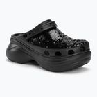 Crocs Classic Bae Sequin black/multi women's flip-flops