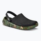 Crocs LiteRide Printed Camo Clog black/multi slides
