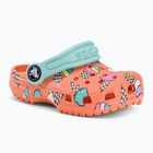 Children's Crocs Classic Pool Party Clog T orange 207846-83E flip flops
