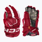 CCM Tacks AS-V SR red/white hockey gloves