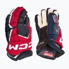 CCM JetSpeed FT6 Pro SR navy/red/white hockey gloves