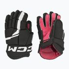 CCM Next YTH children's hockey gloves black/white