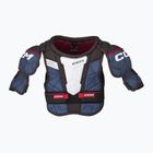 Children's hockey shoulder pads CCM Next JR navy/white