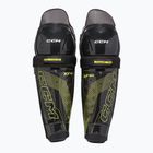 CCM Tacks XF80 JR black children's hockey shin guards