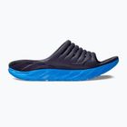 Hoka Ora Recovery Slide ebony/dresden blue men's flip-flops