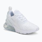 Children's shoes Nike Air Max 270 white/metallic silver/white